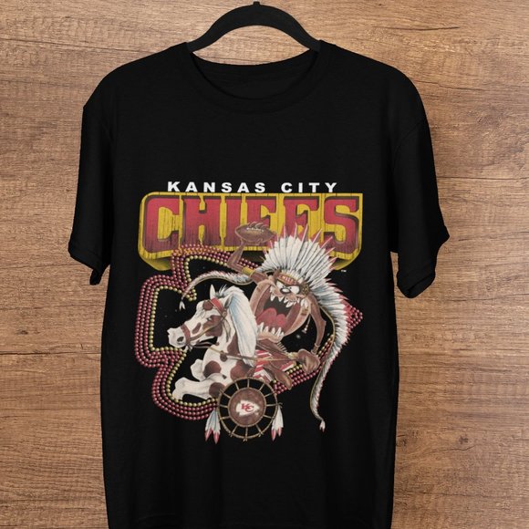 Shirts | Vintage Kansas City Chiefs Looney Tunes Taz Shirt Nfl Football